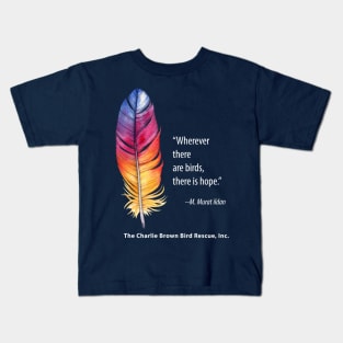 CB Hope Feather 3 Kids T-Shirt